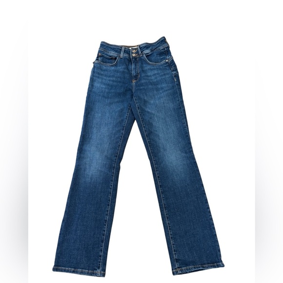 NWOT, GUESS, Eco High-Rise Straight Jeans, Size 30, Blue - Picture 2 of 7